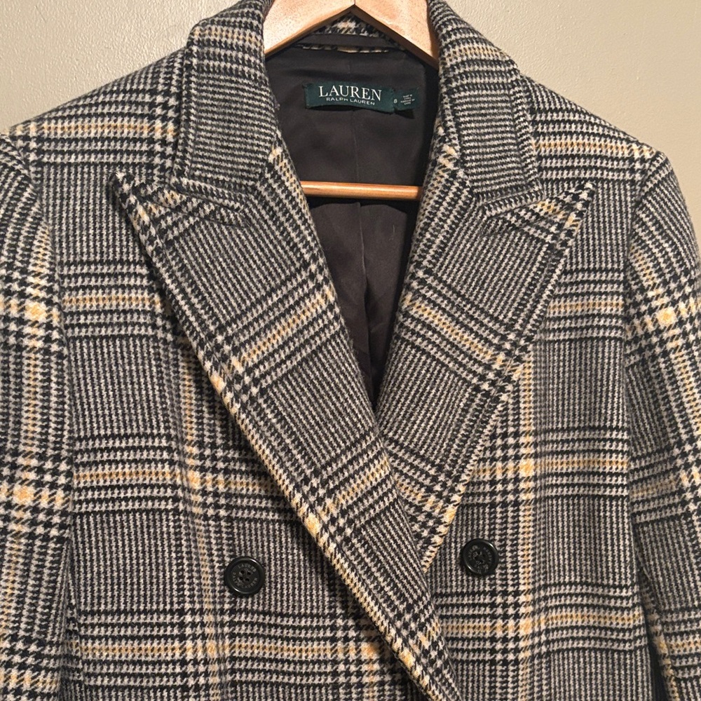 Ralph Lauren wool coat size 8 or M with pockets